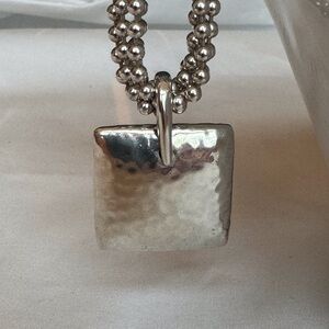 Silpada Puffed Pillow Pendant Only